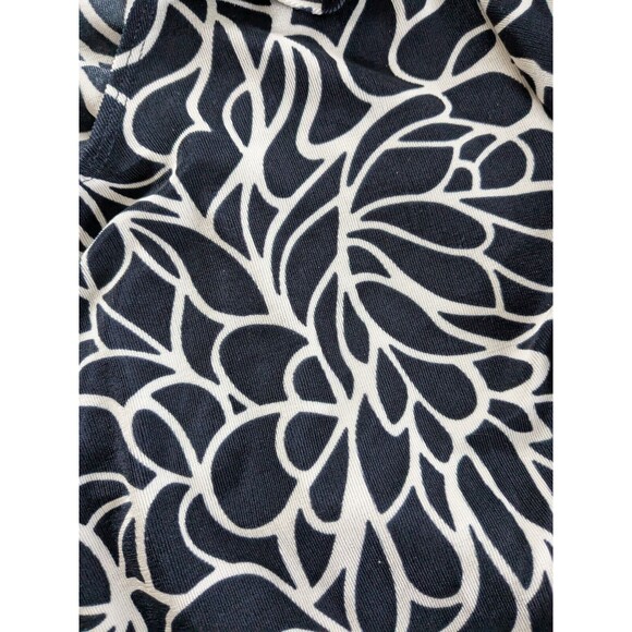 Chico's Travelers Top Womens S (Ch 0) Floral Bell Sleeve VNeck Liquid Knit Tunic - Picture 8 of 11